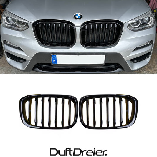 Schwarze Nieren (passend für BMW X3 G01 X4 G02)